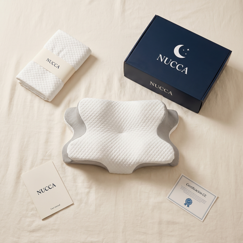Nucca Orthopedic Neck Pillow · Clinically Developed